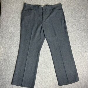 Vintage Circle S Mens 42x30 Western Dress Pants Straight Leg Flat Front Ranch